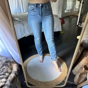 Vervet Women’s 27 Swish Super High Rise Slim Crop Jeans Stretch